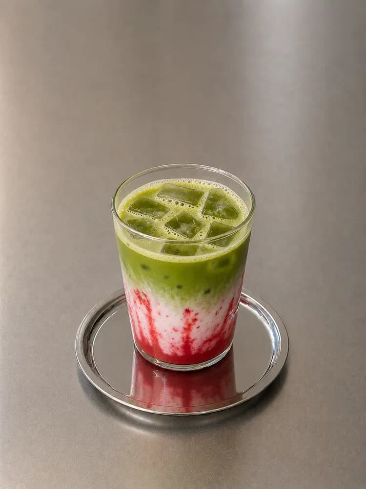 Strawberry Matcha Latte