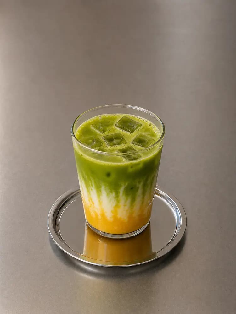 Mango Matcha Latte